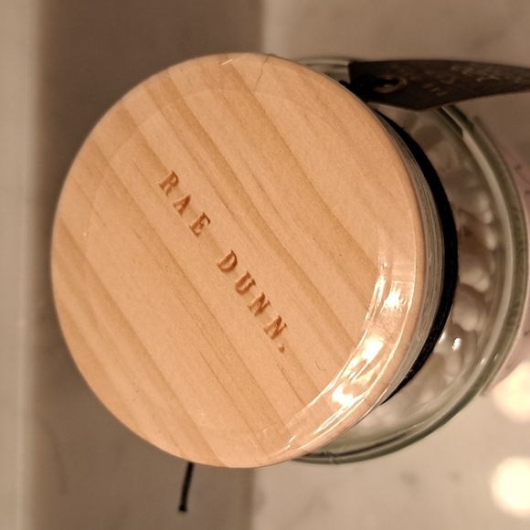 Rae Dunn COTTON SWABS glass jar - Picture 3 of 4